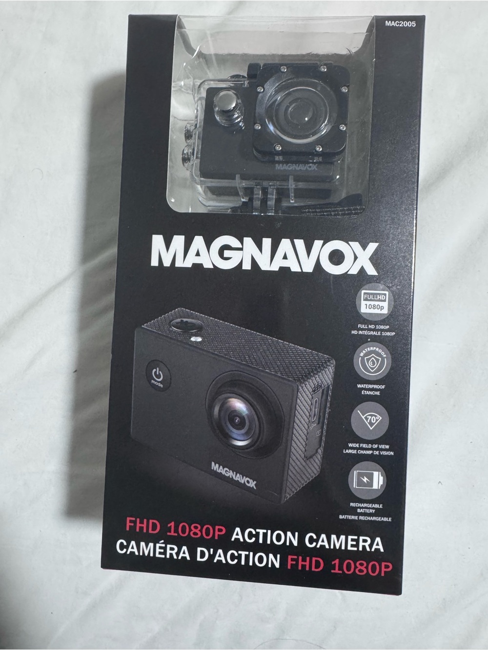Magnavox FHD 1080P Action Camera | Waterproof | New in Box 📸